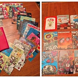 Large Lot of Vintage Puffin Post (British) Magazines 60's and 70's